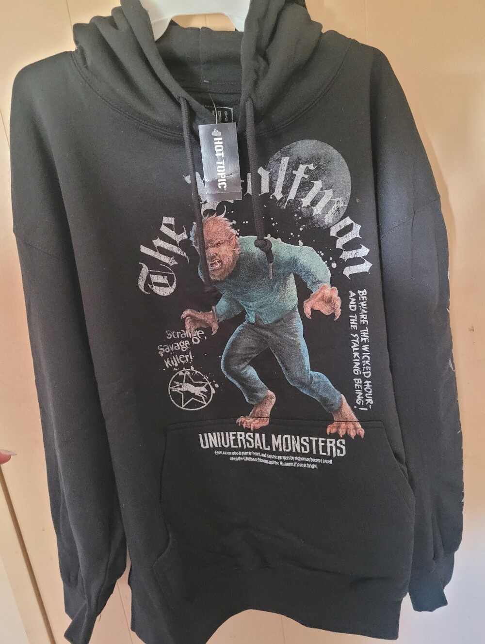 Universal Monsters WOLFMAN Hot Topic Hoodie